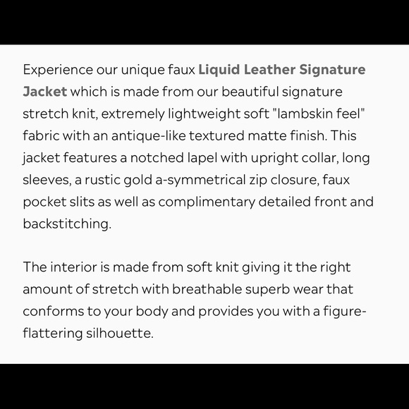 Oprah’s Favorite Thing! Clara Sun Woo Liquid Leather - Picture 6 of 7